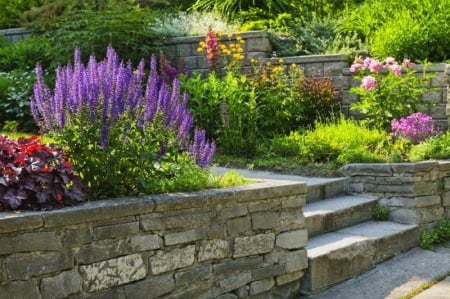 Murets et bordures de jardin &agrave; Veckring, guide de construction